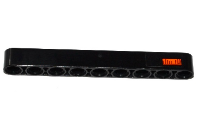 Lego Technic, Liftarm Thick 1 x 9 with Orange Direction Indicator Pattern Model Left Side (Sticker) - Set 42053