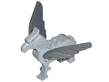 Lego Hippogriff with Dark Bluish Gray Wings (HP Buckbeak)