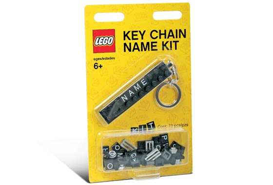 Lego Key Chain Name Kit