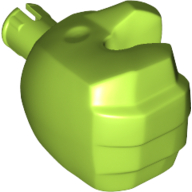 Lego Hand Hulk - Right / Lime