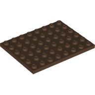 Lego Plate 6 x 8 / Brown