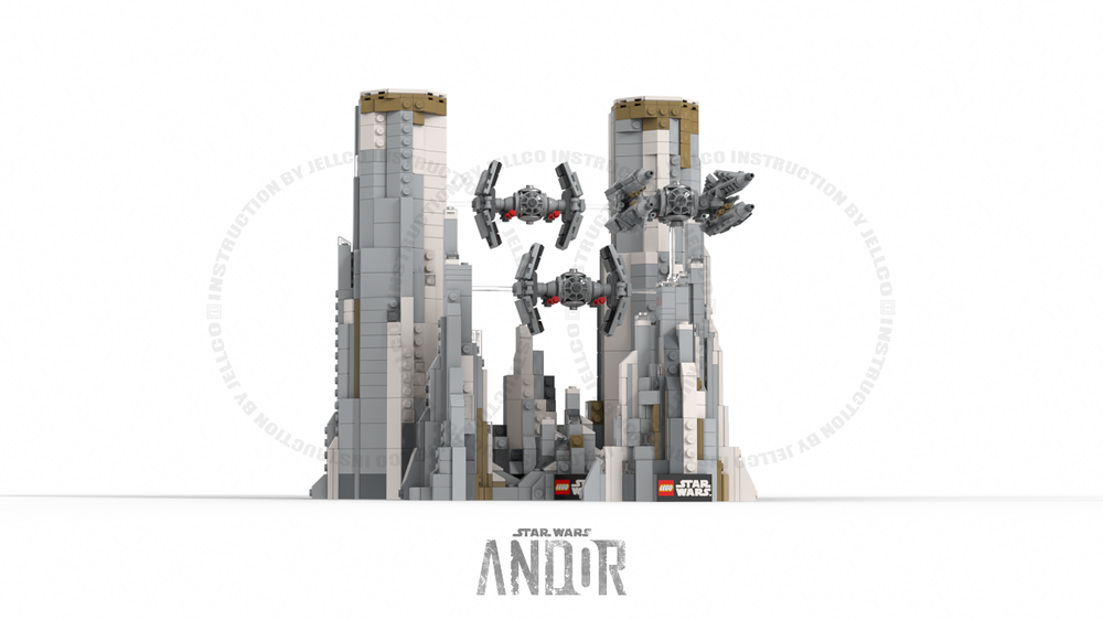 Lego Micro Diorama : ANDOR Season 2 Episode 1 : Chasing