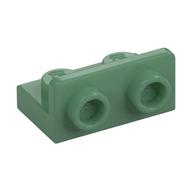 Lego Bracket 1 x 2 - 1 x 2 Inverted / Sand Green