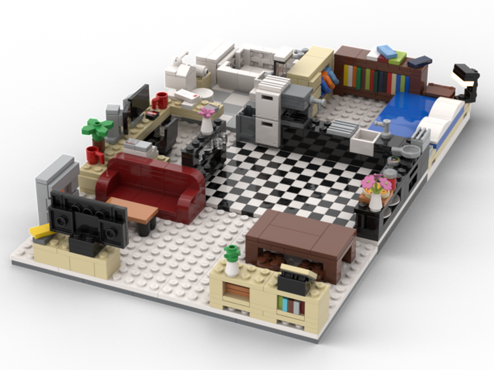 Lego Modular House | Built from 5 MOCs