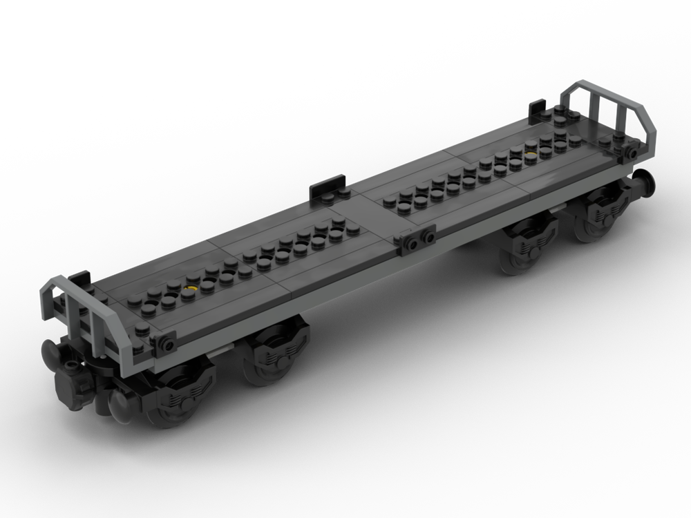 Lego Train Container Wagon (for 2x 6x4 generic Containers)