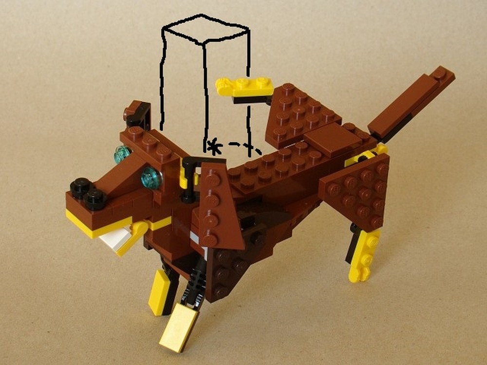 Lego 31004: Dachshund