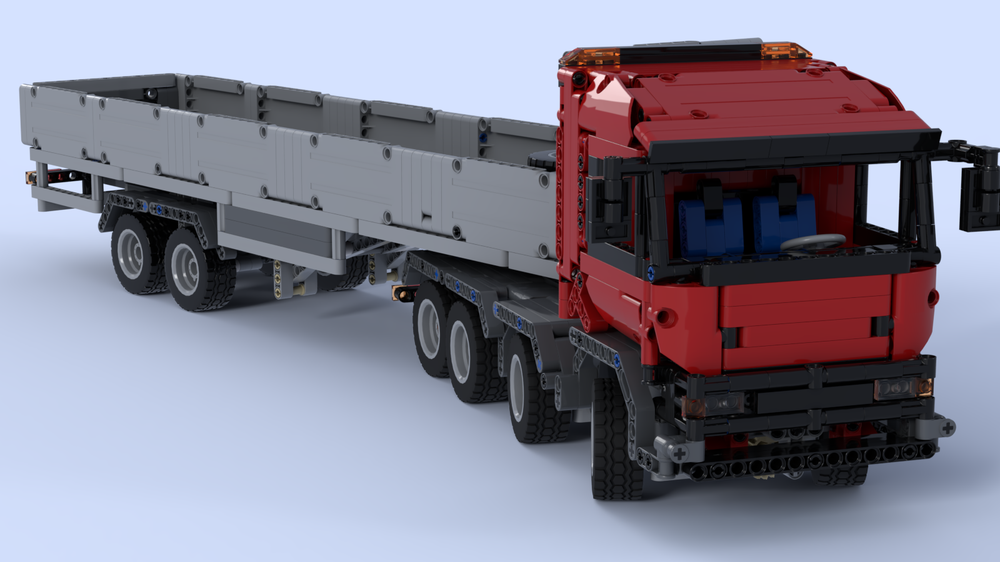 Lego technic Truck 8x2x6 (D12) with trailer