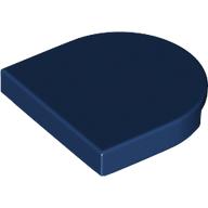 Lego Tile Round 2 x 2 Half Circle / Dark Blue