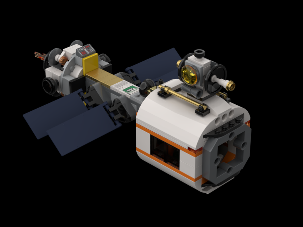Lego Modified Lunar Space Station: Bio-Garden, Propulsion system and Solar Array (Nickname: Nodsti)