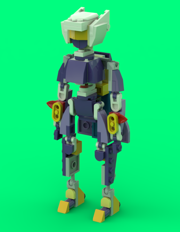 Lego Robot Hero Girl from LEGO Creator set 31125: Fantasy Forest
