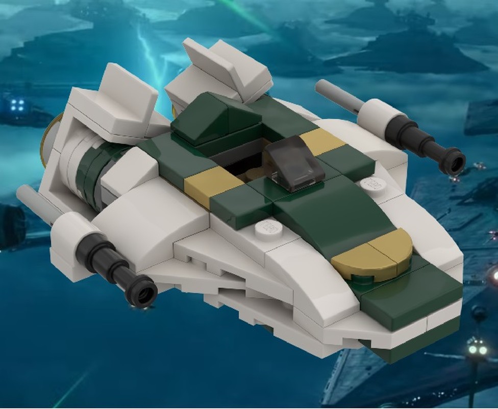 Lego Resistance A-Wing Starfighter (Microfighter)