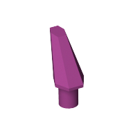 Lego Large Figure Barb / Horn, Faceted Spike