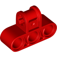 Lego Technic Axle and Pin Connector Perpendicular Triple / Red