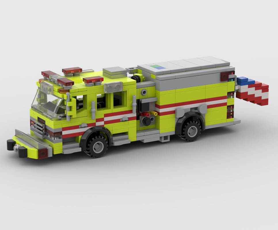 Lego Fire Truck (SGFD Engine)