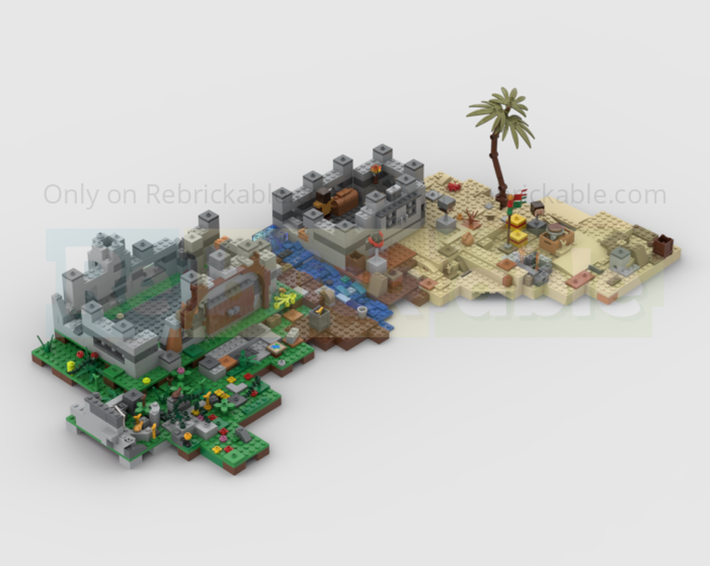 Lego Skeleton Army Camp Pt.2 (Combined)