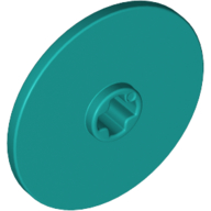 Lego Technic Disc 3 x 3 / Dark Turquoise