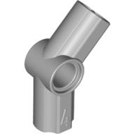 Lego Technic Axle and Pin Connector Angled #4 - 135° / Light Bluish Gray