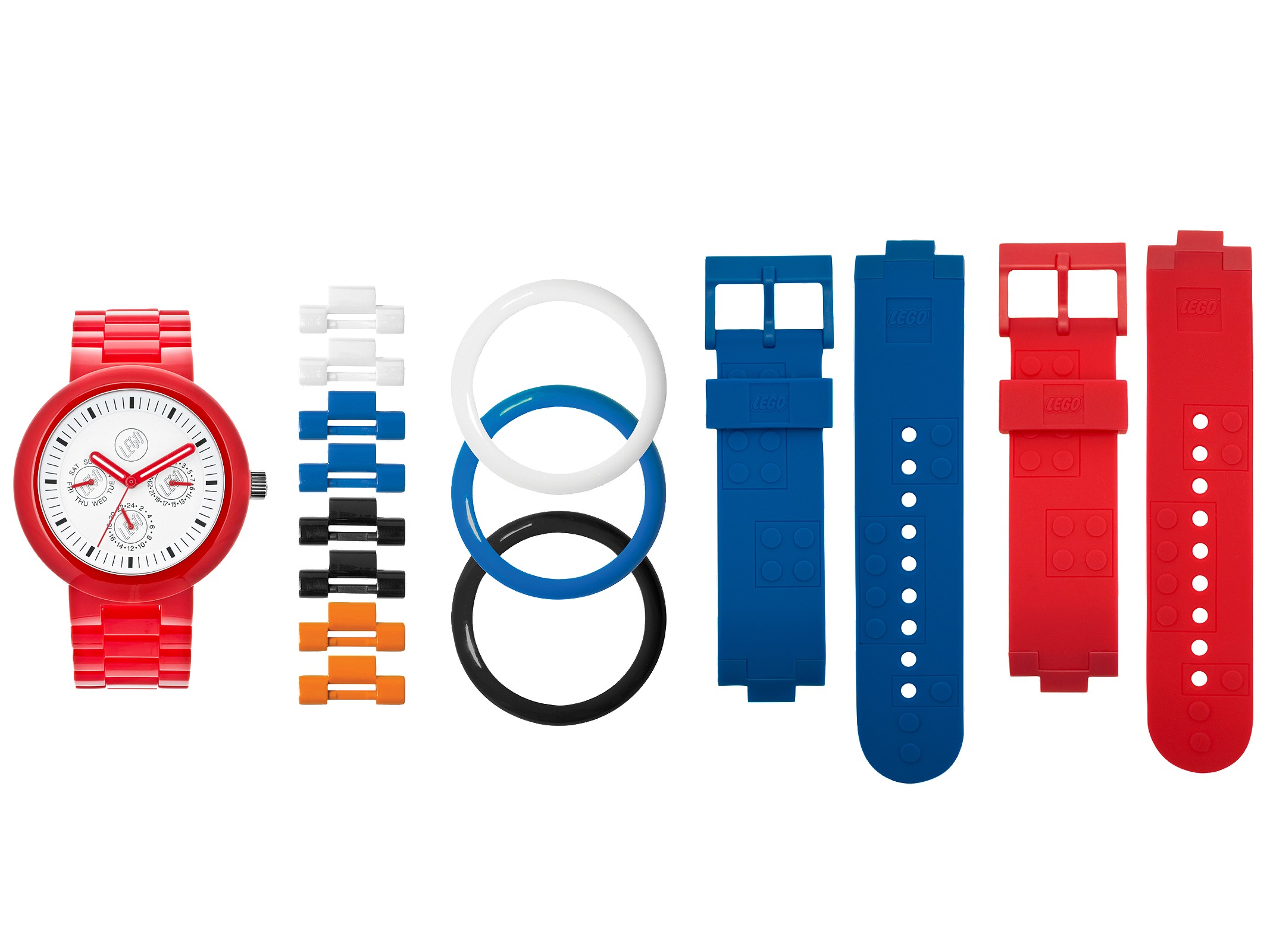 Lego Multi-stud Red Adult Tachymeter Watch