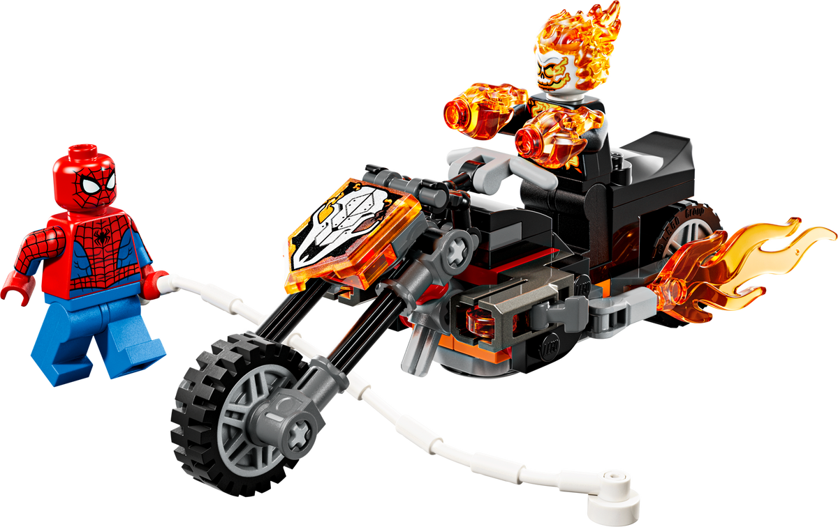 Lego Spider-Man vs. Ghost Rider Motorcycle