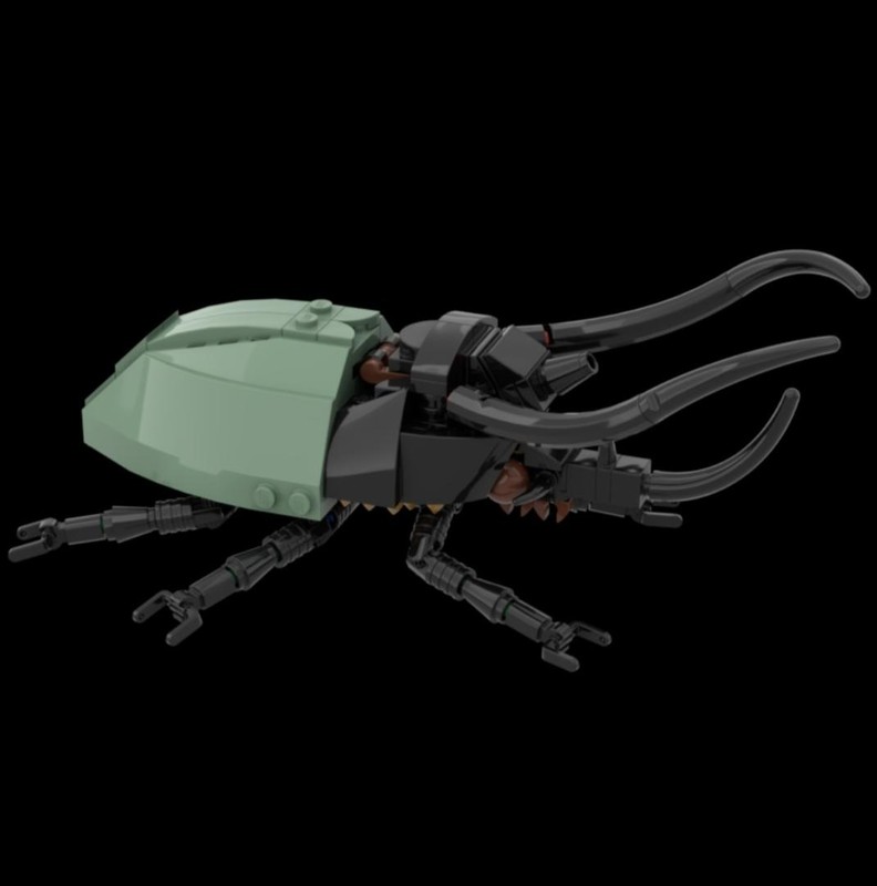 Lego Caucasus Beetle(Chalcosoma chiron)~Insect Collection