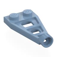 Lego Plate Special 1 x 2 with Long Stud Receptacle (Space Wing) / Sand Blue