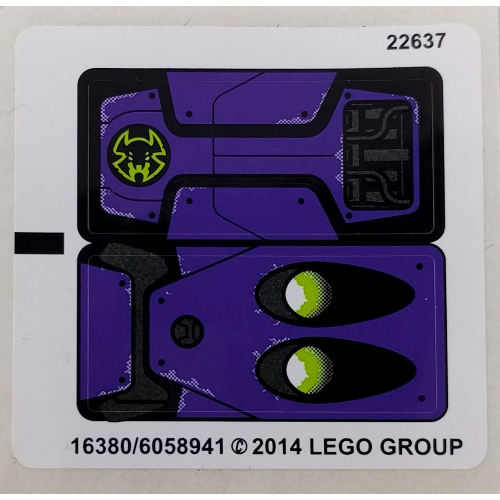 Lego Sticker Sheet for Set 70128-1 / [No Color/Any Color]