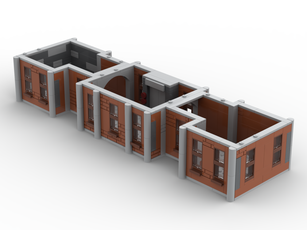 Lego X Mansion Xtra Floor - Facade Only