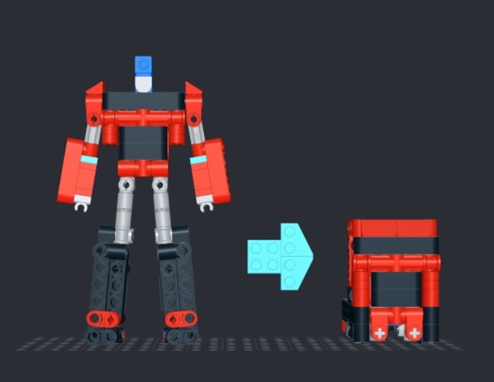 Lego Optimus - Scania Truck