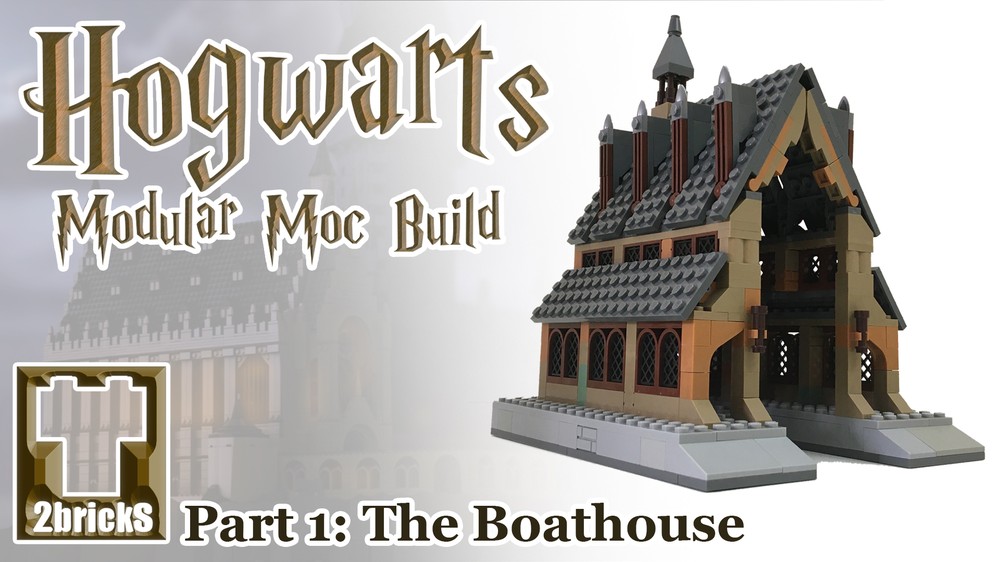 Lego BoatHouse Magic School Modular MOCs part 1