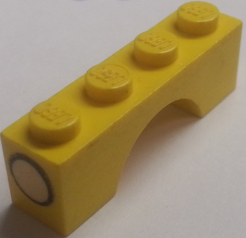 Lego Arch 1 x 4 with Headlight Pattern (Sticker) - Set 699
