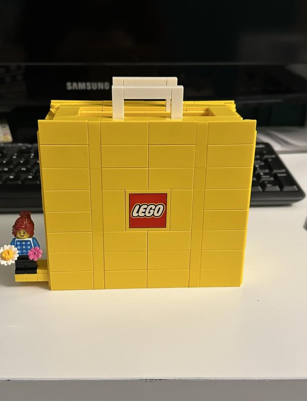 Lego Bag Vase