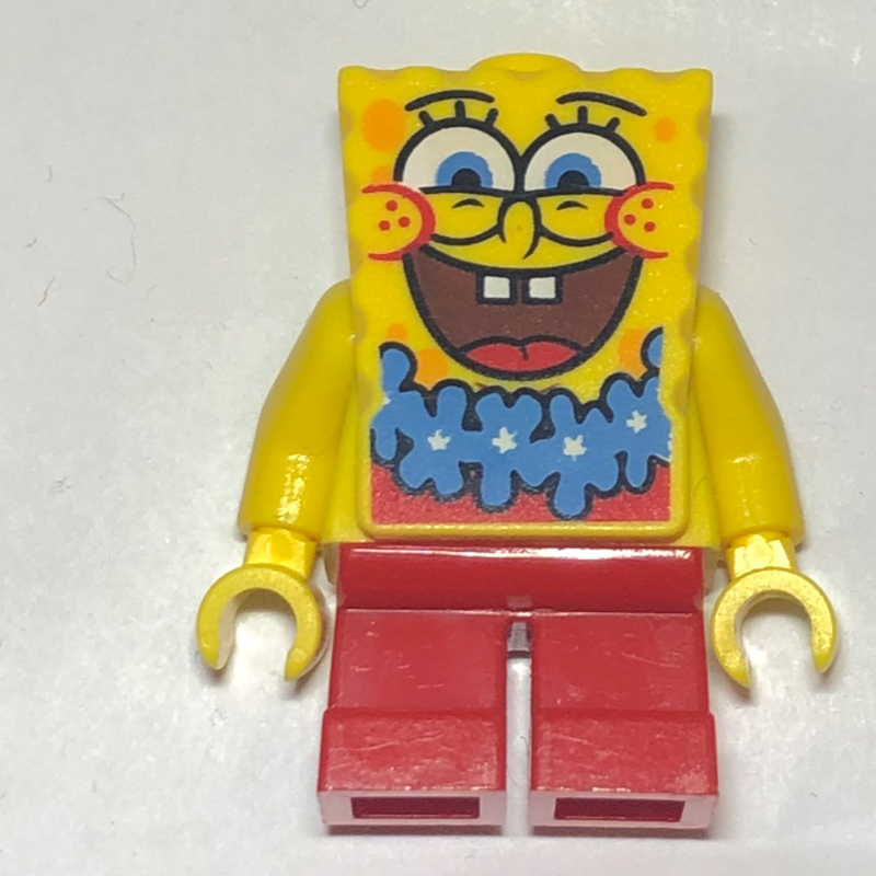 Lego SpongeBob Squarepants with Lei