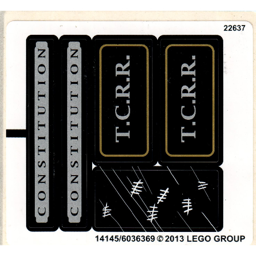 Lego Sticker Sheet for Set 79111-1 / [No Color/Any Color]