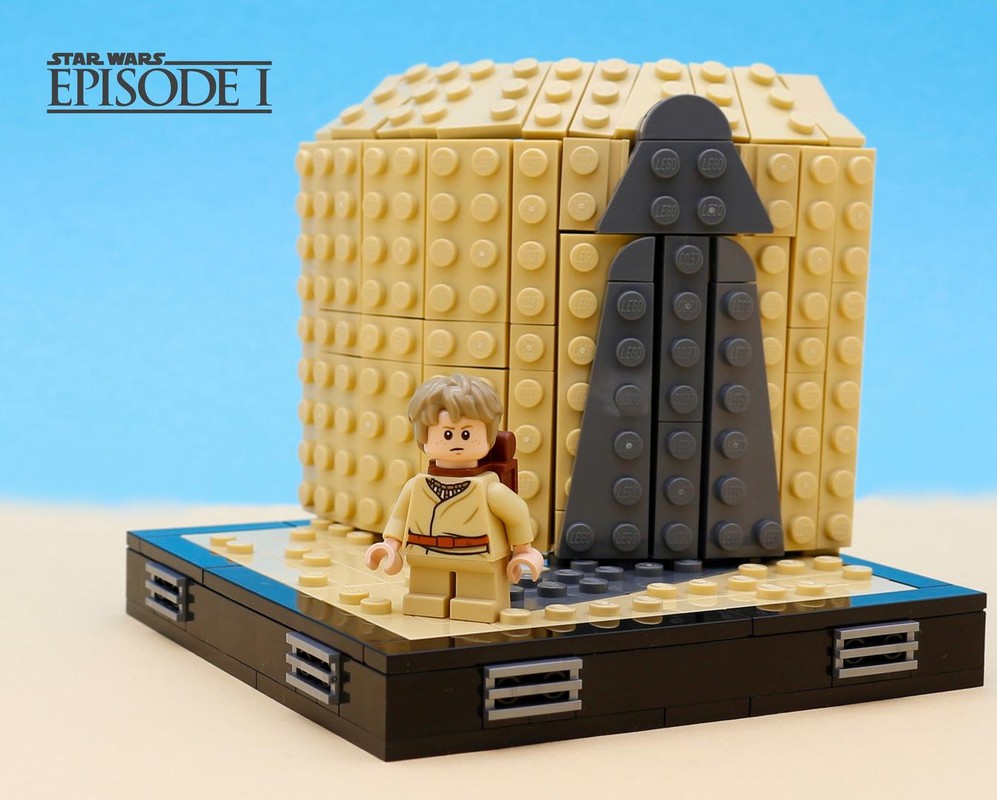 Lego Episode I - Movie Poster Diorama