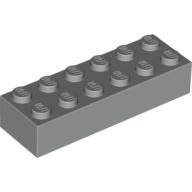 Lego Brick 2 x 6 / Light Gray