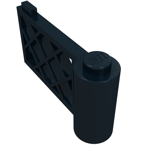 Lego Fence Gate 1 x 4 x 2 / Black