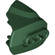 Lego Large Figure Limb Cover, Size 3, Armor with Ball Joint Socket / Dark Green