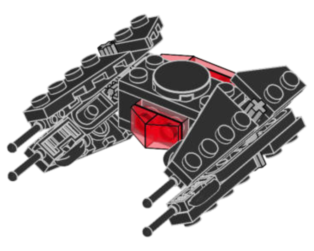 Lego Kylo Ren's TIE Silencer
