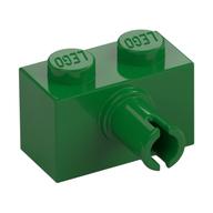 Lego Brick Special 1 x 2 with Pin / Green