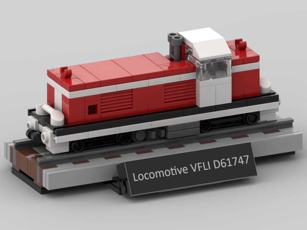 Lego Locomotive VFLI D61747 - 1/55