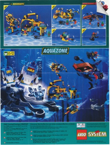 Lego 1995 Mini Aquazone North America (4.100.018-NA)