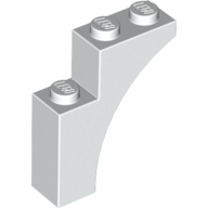 Lego Brick Arch 1 x 3 x 3 [Gothic] / White