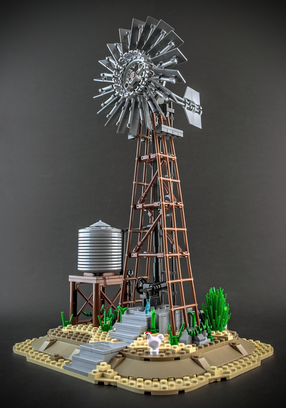 Lego Functional Wind-Pump 2.0