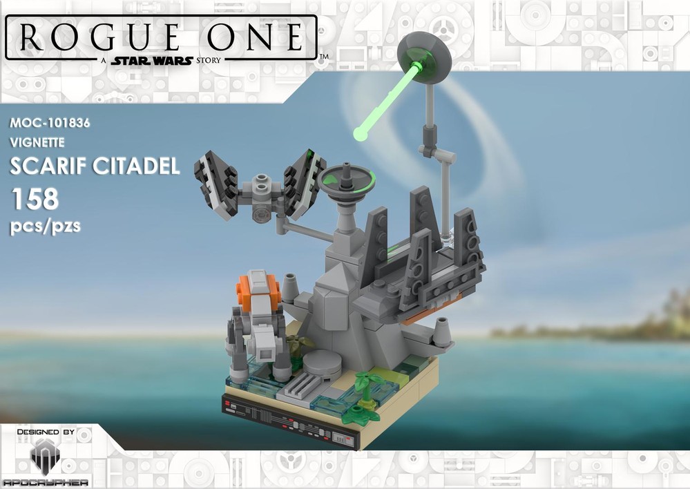 Lego Scarif Citadel Vignette