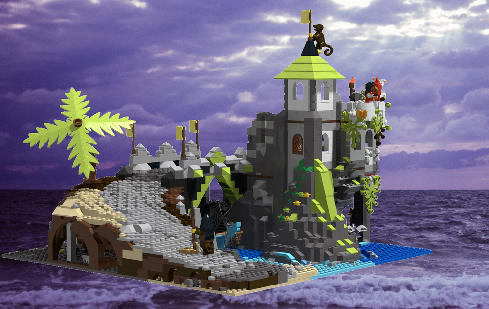 Lego Lime Tower