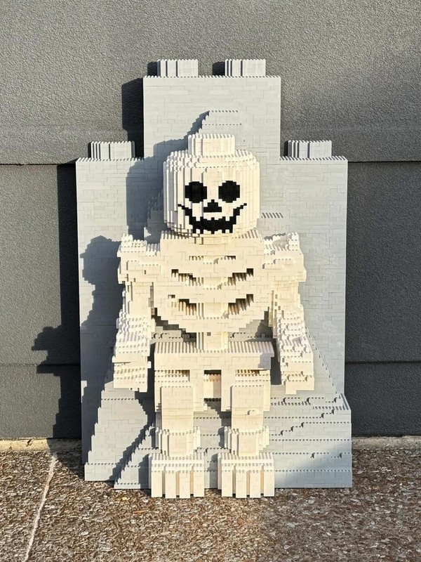 Lego Brick Man Skeleton