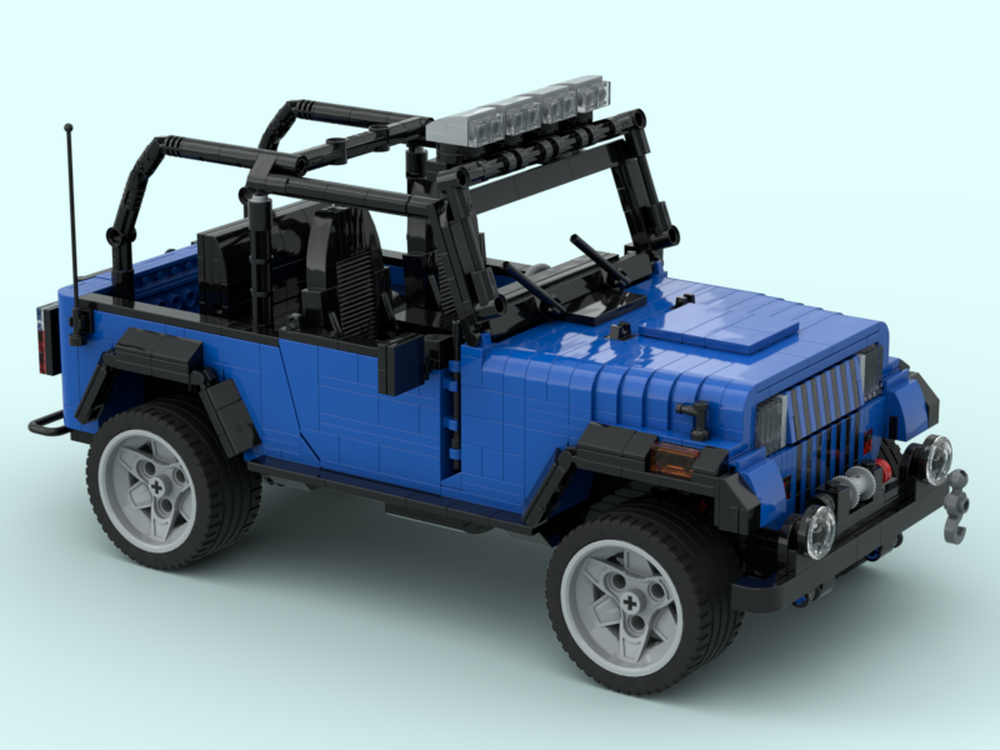 Lego 95 Jeep Wrangler, Off-road