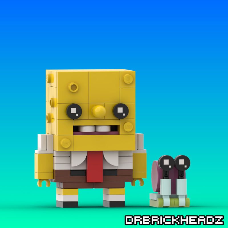 Lego Spongebob Squarepants + Gary the Snail Brickheadz