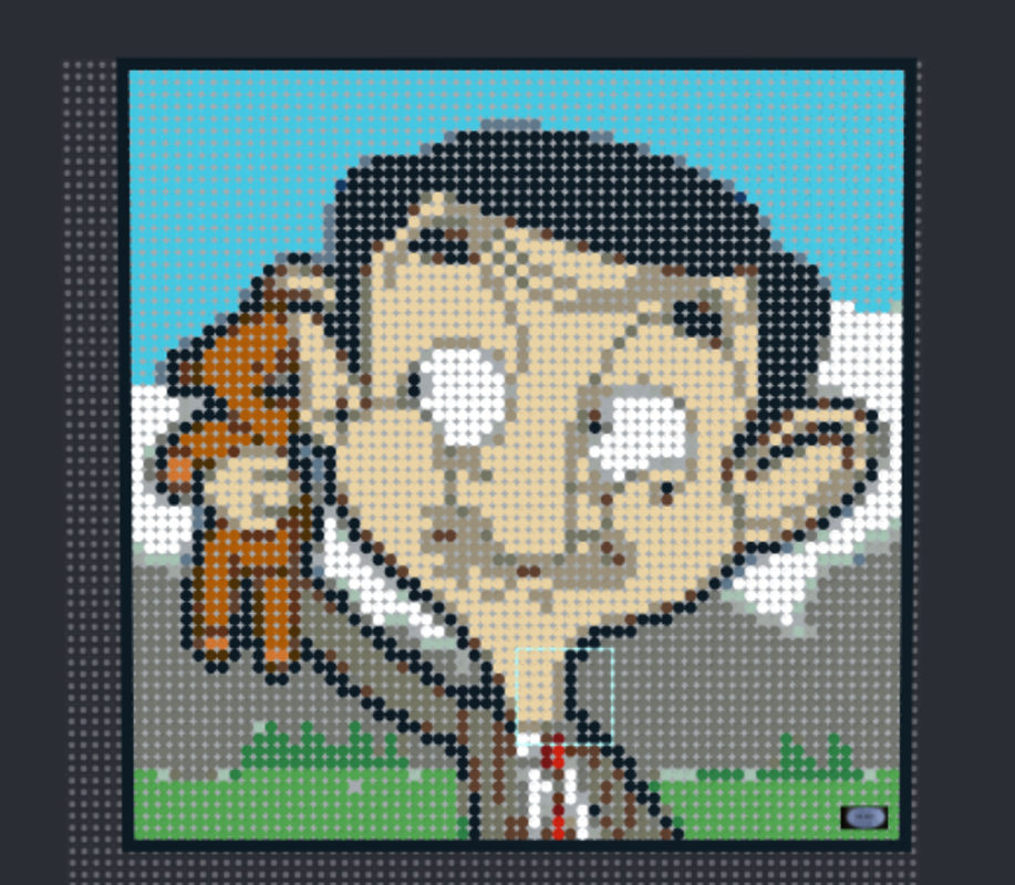 Lego Mr bean art