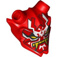 Lego Headwear Accessory Mask Ninjago Oni (Mask of Vengeance) Print